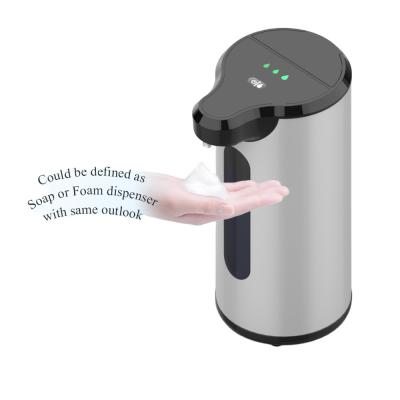 China Foam Stainless Steel Automatic Motion Sensor Dispenser Touchless Soap Dispenser 280ml Automatic Soap Dispenser for sale