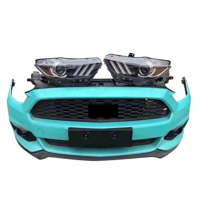 China Series For Ford Mustang Front Bumper Car Exterior Accessories Auto Parts LED Headlight Front Bumper Assembly Other Auto Parts Mustang for sale