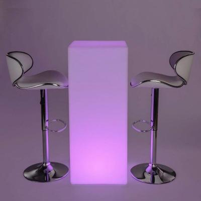 China Modern Light Up Salon Bar Table for sale