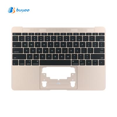 China For macbook wholesale laptop palm rest with keyboard backlight for macbook retina A1534 2015 topcase for sale