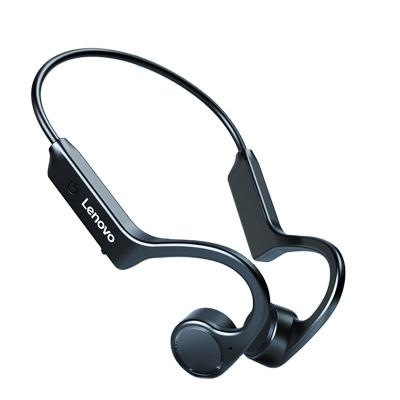 China Lenovo X4 Bone Conduction Earphone Radio BT 5.0 TWS Sweatproof Comfortable Wearing Waterproof Sport Running Stereo Neck Hanging Headset for sale