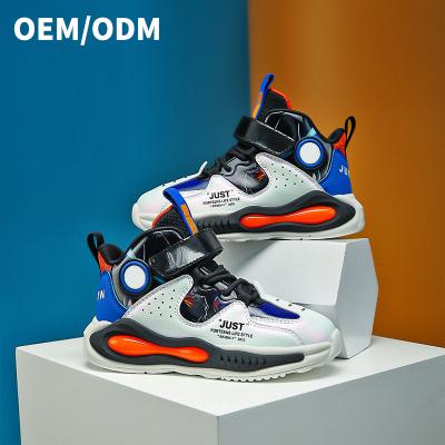 China Breathable New Design Boys' shoes Children's basketball shoes 2023 new fall and winter CUHK children comfortable children's sneakers for sale