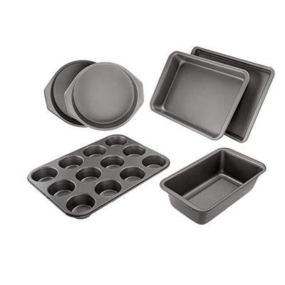 China Large Disposable Baking Tray Set Oven Safe Baking Tray Stick Bread Baking Tray Non for sale