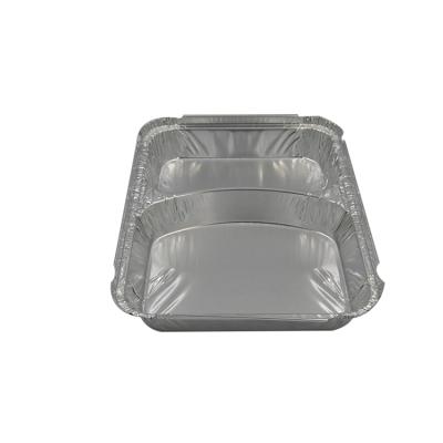 China Convenient Food Lunch Insulation Multi Room Aluminum Foil Box for sale