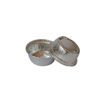 China Disposable Aluminum Foil Baking Tray Cups Small Size Disposable Foil for sale