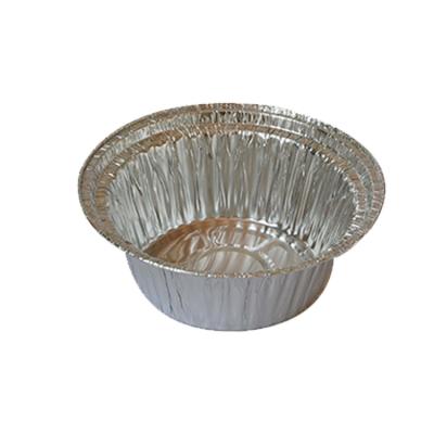 China Food Storage Work Fast Food Cake Cup Foil Container Home Wrapping Disposable Aluminum Foil Container for sale