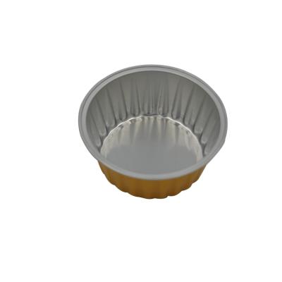 China Food Storing Disposable 12 Inch Food Grade Round Aluminum Foil Container Aluminum Foil Dishes for sale