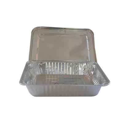 China Food Storing Disposable Cookware Small Aluminum Tray Aluminum Foil Filters Aluminum Foil Container for sale