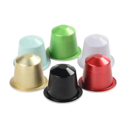 China Disposable tiny aluminum capsule lid seals coffee food grade color food tiny box best small factory price aluminum compatible multi aluminum compatible quality for sale