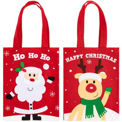 China Very Nice Decorative Polychromatic Felt Gift Bags Christmas For Home Christmas Decoration for sale