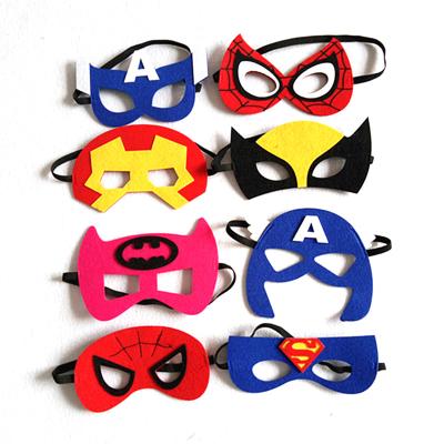 China Eco - Friendly Animal Party Mask Kids Felt Animal Masks Felt Eye Party Kids Mask For Kids for sale