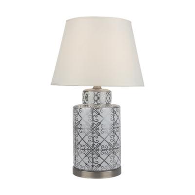 China Modern new design famous home hot sale decorative ceramic table lamp worked for sale