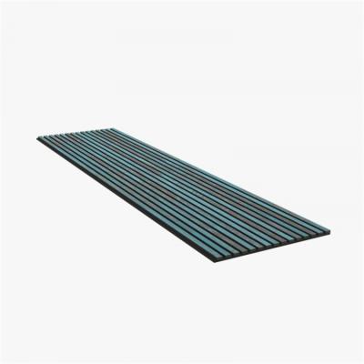 China Highly Effective Sound Absorption Wooden Slat Wall Panel for Hotel Office Building Decorative Woodupp Akupanel for Living Room for sale