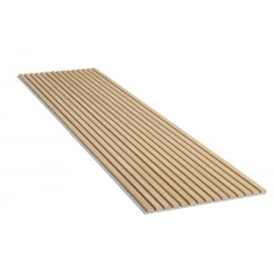 China Modern European sound absorbing Wooden slats PET Akupanel felt backer acoustic office decoration slat acoustic wall panel for sale