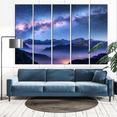 China Modern Living Room Printed Wall Arts Recycled Eco-friendly 100% PET Felt Acoustic Panels Sheet For Home Hotel Office Using for sale