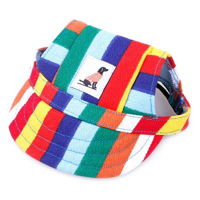 China Summer Cute Print Dog Hat Accessories Baseball Stocked Outdoor Hat for sale