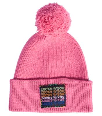 China Various Good Quality Kids COMMON Custom Winter Beanie Pom Knitted Hats for sale