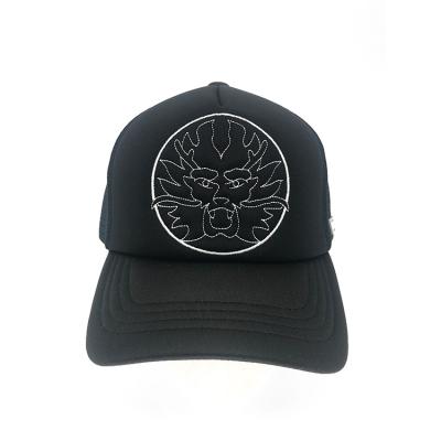 China JOINT Custom Wholesale Color Mens Unisex Black Running Hat Mesh Hat for sale