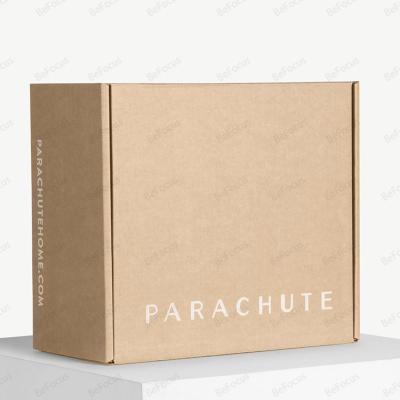 China Recycled Materials Hot selling eco e flute corrugated cardboard paper large packaging box gift mailing express box for cosmetic shipping for sale