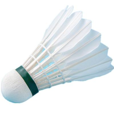 China Good Quality Hot Sale White Sport High End Duck Feather Badminton Shuttlecock for sale