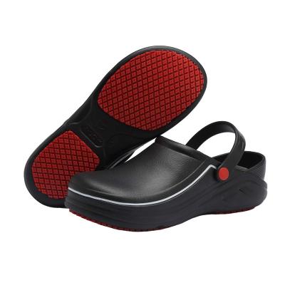 China Water Proof Hotel Kitchen Clogs Chef Shoes Breathable Resistant Non-Slip Cook Working Shoes for sale