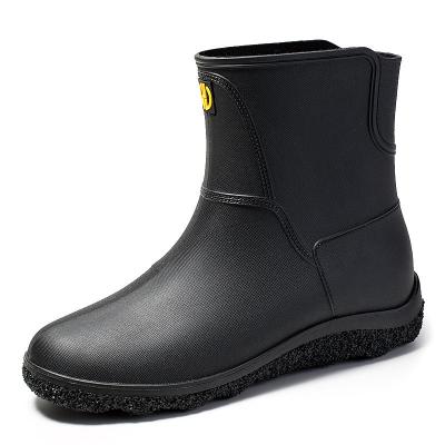 China Water Proof Rain Boots Equip Unisex Ankle Boots Non-slip Waterproof Water Wellies for sale