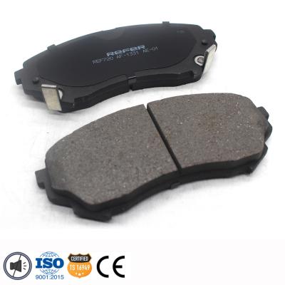 China SEMI-METALLIC BRAKE PADS No Noise No Dust High Quality Brake Pads For CADILLAC CTS D1331 Heavy Duty 25814702 162.1*69.7*16.3mm for sale