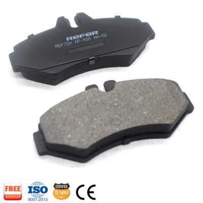 China high performance brake pads for MERCEDES-BENZ G500 / FREIGHTLINER Sprinter D928 0004209720 / 0034202420 GDB1399 125.8*62*18.8mm for sale