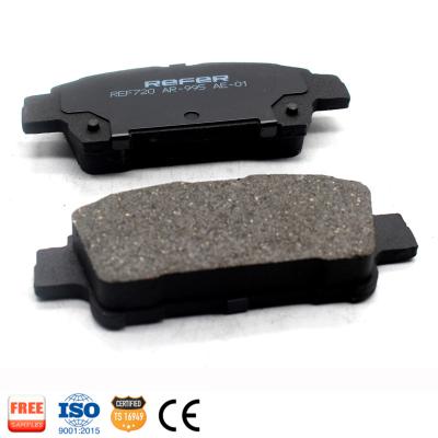 China D995 Brake Pads For TOYOTA Sienna FDB1530 0446628030/0446628070 GDB3249 112.5*42.87*16.7mm for sale