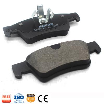 China brake pads for MERCEDES-BENZ G55 AMG/MERCEDES-BENZ R320 D1122 0044205220/0084205320 GDB1643 140.1*51.7*17.9mm for sale