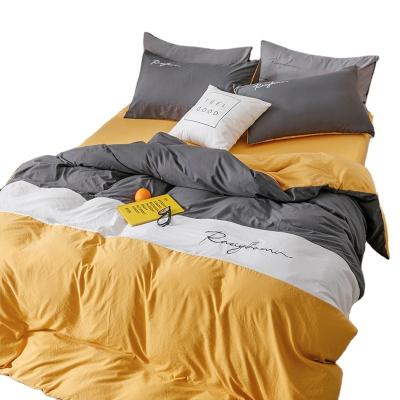 China New 2022 European and American style bedding set comforter bedding set flat sheet bedding set for sale