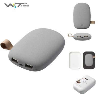 China Hot Selling Stone Shape Power Bank Fast Charging Support VPB-056 Amazone For Mobile Phone Plastic Power Bank for sale