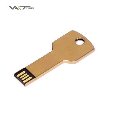 China VDM-008 metal customized logo shape usb 3.0 stick key bulk usb 128gb pendrive for sale