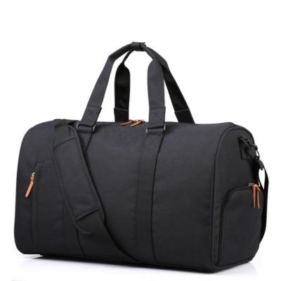 China Durable Travel Tote Cubes Portable Lightweight Weekend Overnight Bag Travel Duffle Bag Sports Gym Bag With Shoe Compartment for sale