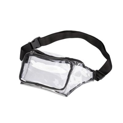 China Amazon Hot Selling Durable Water Proof PVC Transparent Waterproof Waist Bag Fanny Pack Durable Adjustable Belt For Women Men for sale