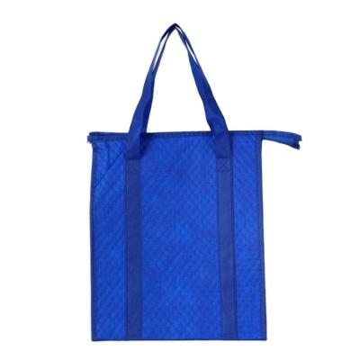 China Cheap Logo Customized Aluminum Foil Grocery Wine Cooler Lunch Insulated Bulk Nonwoven Bag WG-126 PP for sale