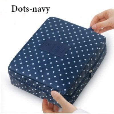 China Fashion Oxford Portable Outdoor Travel Toilettas Bag Zipper Storage Bag Cloth Cosmetic Makeup Bag For Women Men for sale