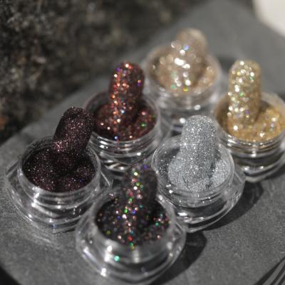 China 2021 Hot Selling Nail Glitter Acrylic Powder Nail Diamond Shining Powder For Nail Decoration YH188 for sale