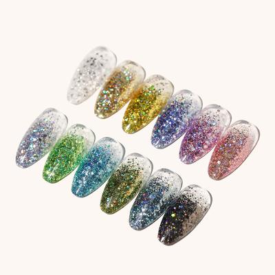 China Wholesale 12 Color Glitter Powder Nail Art Accessories 34 for sale