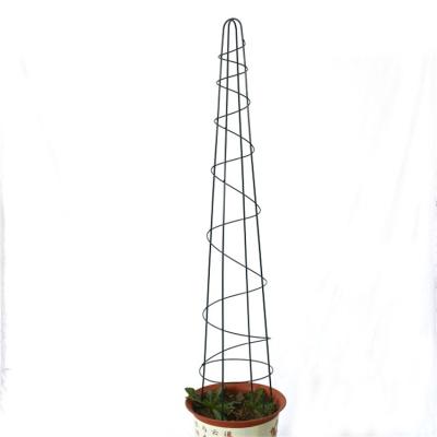 China Garden Fence Outdoor Flower Stand Willow Garden Trellis Wrought Iron Metal Obelisk for sale