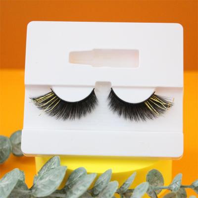 China 2022 Dramatic Wholesale Glow in Faux Fluffy Mink Lashes Christmas Dark Highlights Halloween Highlights Along for sale