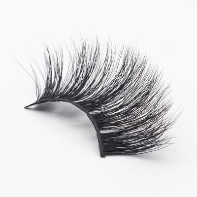 China Full Natural Cruelty Free Natural Private Label Strip Lashes False Eyelash 3d Vegan Synthetic Lashes for sale