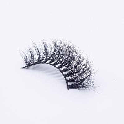 China New Seller Styles Natural Cotton Natural Tape Softly Whips 100% Handcrafted 3D Full Tape Vegan Mink Lashes for sale