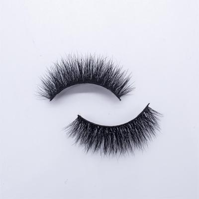 China 100% Handmade Wholesale Natural Clean Cotton Eyelash Strip Real Mink Lashes Strip 3D Mink Eyelashes Full Brand Private Label for sale