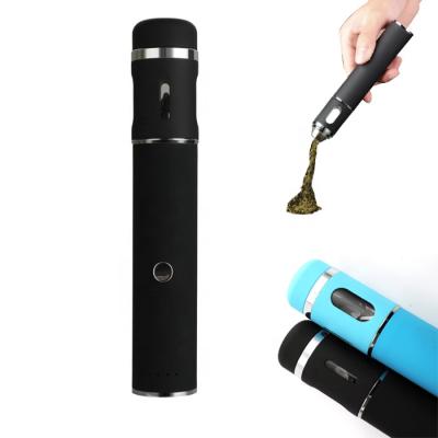 China Minimalist Electric Herb Grinder Handheld Pen With USB Rechargeable Metal Blades Tobacco Built-in Stirrer For Weed Best Grinding Grinder for sale