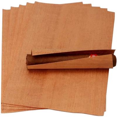 China Natural Cedar Wood Chips Cigar Accessories Cedar Paper Veneer For Cigar Humidor Box Casual Spanish Case Free Shipping for sale