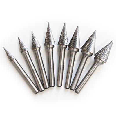 China Standard 6mm Shank Tungsten Carbide Rotary Burr Milling Cutter for sale