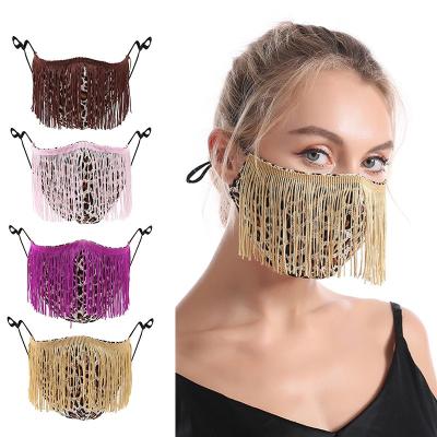 China Fashionable Mouth Washable Cloth Designed Drop Color Satin Ice Silk Cotton Face Mask Happy Reusable Cotton for sale