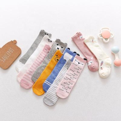 China Customized Socks QUICK DRY Lace Top Kids Knee High Socks Good Quality Comfy Knee Little Girls Socks for sale