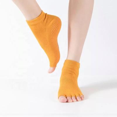 China Wholesale Custom Women QUICK DRY Bamboo Socks Non Slip Cotton Yoga Socks for sale